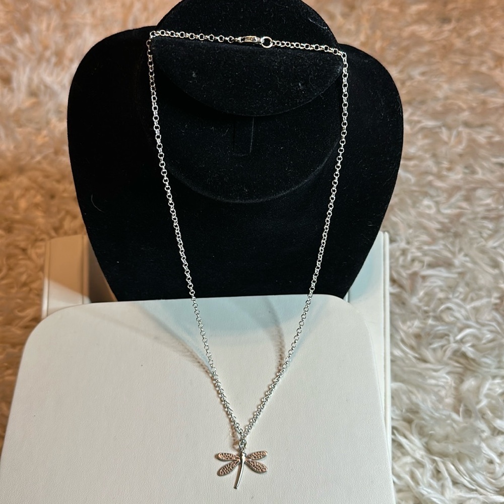 Dragonfly necklace it is not silver925